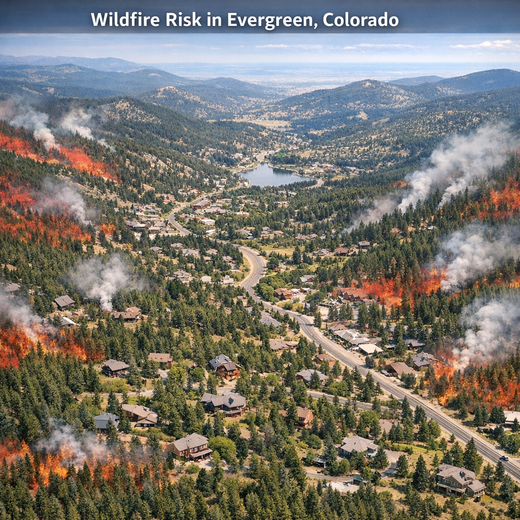 Global Climate Change and Its Impact on Evergreen’s Wildfire Risk